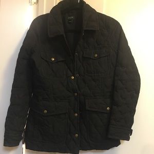 J Crew Mid-weight puffy jacket